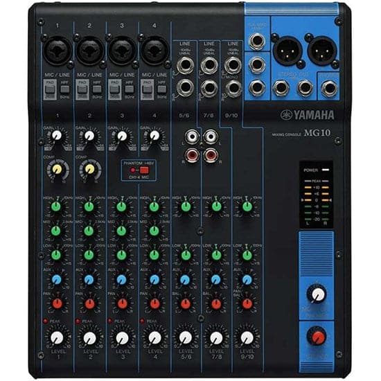 10 Channel Mixer - Yamaha MG10